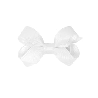 Tiny Overlay Grosgrain Bow on Clippie (30+ Colors), Wee Ones, cf-size-antique-white, cf-size-aqua, cf-size-black, cf-size-blue, cf-size-blue-vapor, cf-size-coral, cf-size-french-blue, cf-size