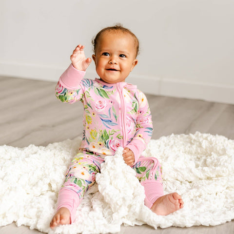 Little Sleepies Bamboo Zippies Pajamas are Dreamy Soft for Baby!