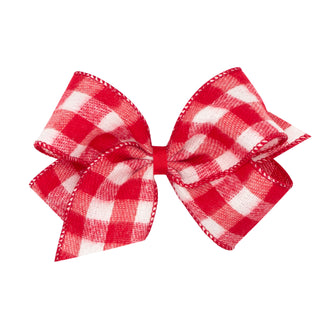 King Holiday Plaid Bow on Clippie (6 Plaids), Wee Ones, cf-type-hair-bow, cf-vendor-wee-ones, Mini King, Mini King Hair Bow, Mini King Holiday Plaid Bow on Clippie, Wee Ones, Wee Ones Hair Bo