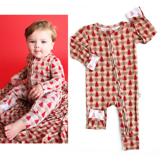 Gigi and Max Francis Zip One Piece, Gigi and Max, All Things Holiday, Bamboo Pajama, cf-size-6m-3-6m, cf-size-newborn, cf-type-pajamas, cf-vendor-gigi-and-max, Christmas, Christmas Dino, Chri