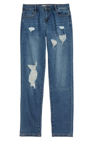 Tractr High Rise Weekender Pant, Tractr, cf-size-10, cf-size-12, cf-size-14, cf-size-7, cf-size-8, cf-type-jeans, cf-vendor-tractr, Denim, Jeans, Tractr, Tractr (7-14), Tractr Girls, Tractr G