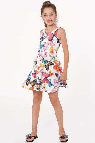 Hannah Banana Butterfly Sleeveless Skater Dress, Hannah Banana, Gbym, Hannah Banana, Hannah Banana Butterfly, Hannah Banana Butterfly Sleeveless Skater Dress, Hannah Banana Dress, Hannah Bana