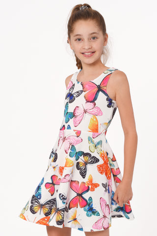 Hannah Banana Butterfly Sleeveless Skater Dress, Hannah Banana, Gbym, Hannah Banana, Hannah Banana Butterfly, Hannah Banana Butterfly Sleeveless Skater Dress, Hannah Banana Dress, Hannah Bana