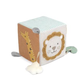 Mon Ami Safari Activity Cube, Mon Ami, Activity Cube, cf-type-toys, cf-vendor-mon-ami, Mon Ami, Mon Ami Activity Cube, Mon Ami Activity Toy, Mon Ami Designs, Plush, Safari, Stuffed Animal, To