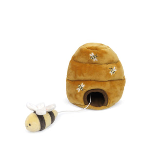 Mon Ami Bee Hive Activity Toy, Mon Ami, Bee, Bee Hive, cf-type-toys, cf-vendor-mon-ami, Honey Bee, Mon Ami, Mon Ami Activity Toy, Mon Ami Designs, Plush, Stuffed Animal, Toys - Basically Bows