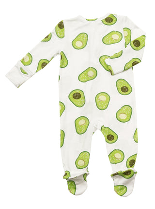 Angel Dear Avocado Bamboo Footie with Zipper, Angel Dear, angel Dear, Angel Dear Avocado Bamboo Footie with Zipper, Angel Dear Bamboo Footie, Angel Dear Footie with Zipper, Avocado, Bamboo Fo