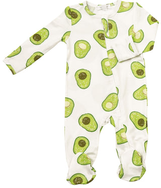 Angel Dear Avocado Bamboo Footie with Zipper, Angel Dear, angel Dear, Angel Dear Avocado Bamboo Footie with Zipper, Angel Dear Bamboo Footie, Angel Dear Footie with Zipper, Avocado, Bamboo Fo