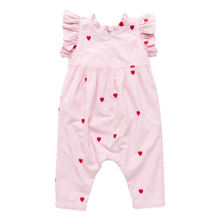 Pink Chicken Baby Girls Jennifer Jumper - Heart Embroidery, Pink Chicken, cf-size-12-18-months, cf-size-3-6-months, cf-size-6-12-months, cf-type-baby-&-toddler-dresses, cf-vendor-pink-chicken