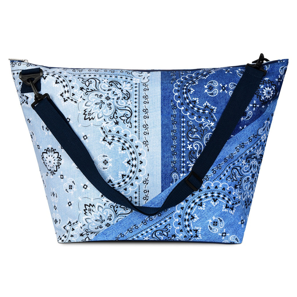 Denim weekender online bag