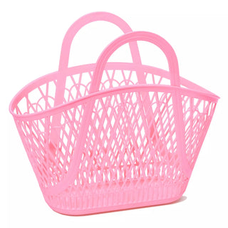 Sun Jellies Betty Basket - Bubblegum Pink, Sun Jellies, Betty Basket, Bubblegum Pink, cf-type-bag, cf-vendor-sun-jellies, Jelly Bag, Sun Jellies, Sun Jellies Bag, Sun Jellies Betty Basket, Su