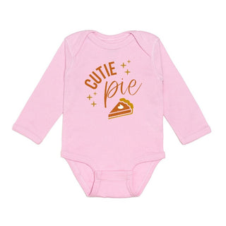 Sweet Wink Cutie Pie L/S Onesie, Sweet Wink, 1st Thanksgiving, cf-size-0-3-months, cf-size-3-6-months, cf-type-onesie, cf-vendor-sweet-wink, Cutie Pie, First Thanksgiving, Pumpkin Pie, Sweet 