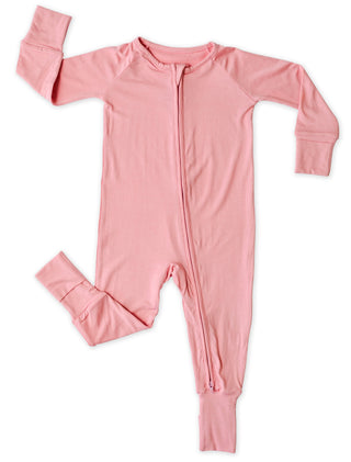 Little Sleepies Solid Bubblegum Convertible Romper/Sleeper, Little Sleepies, Bamboo Pajamas, CM22, Coverall, Footie, Little Sleepies, Little Sleepies Bamboo, Little Sleepies Pajama Set, Littl