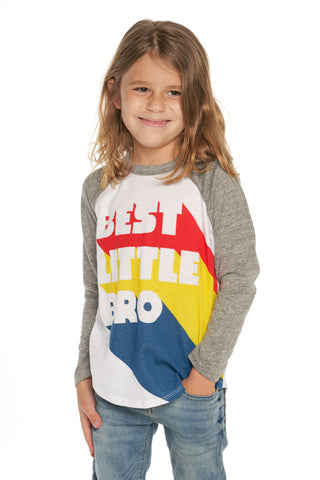 Chaser Best Lil Bro L/S Raglan Tee, Chaser, Brother Shirt, cf-size-2, cf-size-6, cf-type-tee, cf-vendor-chaser, Chaser, Chaser Kid, Chaser Kids, Chaser Kids Tee, Chser Kids Tee, JAN23, Little