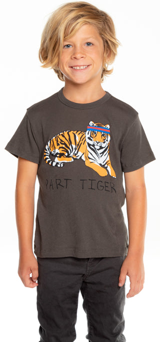 Chaser Sporty Tiger S/S Tee, Chaser, Boys Clothing, Chaser, Chaser Kids, Chaser Kids Tee, Chaser Part Tiger Tee, Chaser Sporty Tiger S/S Tee, Chaser Sporty Tiger Short Sleeve Tee, Chaser Tee,