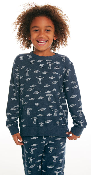 Chaser UFO Flight Cozy Knit Pullover, Chaser, Boys Clothing, Chaser, Chaser Kids, Chaser Kids Tee, Chaser TeeChaser, Chaser UFO Flight, Chaser UFO Flight Cozy Knit Pullover, Cyber Monday, Els