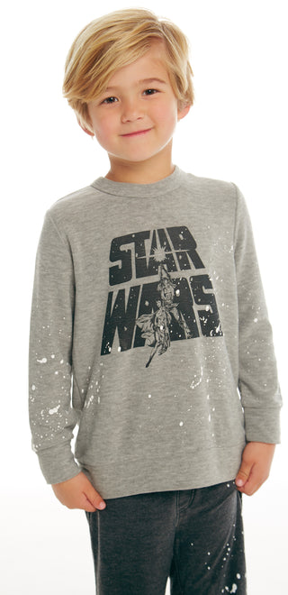 Chaser Star Wars-Star Wars Luke & Leia Cozy Knit Pullover, Chaser, Boys Clothing, Boys Tee, Chaser, Chaser Cozy Knit, Chaser Disney, Chaser Kids, Chaser Kids Tee, Chaser Star Wars, Chaser Sta