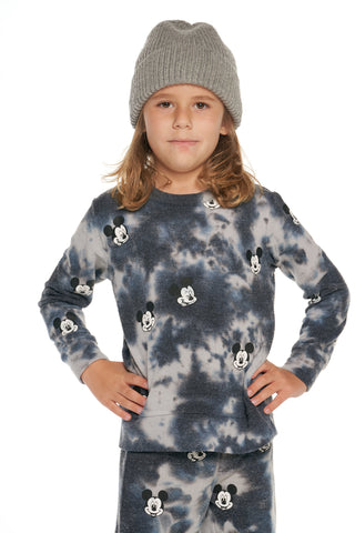 Chaser Disney Mickey Mouse - Tie Dye Mickey Toss Pullover, Chaser, Chaser, Chaser Disney Mickey Mouse, Chaser Kids, Chaser Kids Shirt, Chaser Mickey Mouse, JAN23, Tie Dye Mickey Toss Pullover