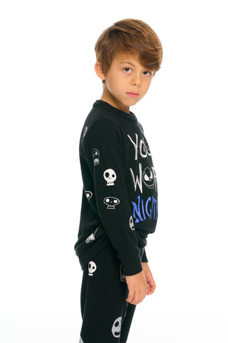 Chaser Nightmare Before Christmas Worst Night Sweatshirt, Chaser, All Things Holiday, Boys Clothing, Boys Tee, cf-size-4, cf-size-5, cf-size-6, cf-size-7, cf-type-tee, cf-vendor-chaser, Chase