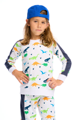 Chaser Dino Pullover, Chaser, Boys Clothing, cf-size-6, cf-size-7, cf-size-8, cf-type-sweatshirt, cf-vendor-chaser, Chaser, Chaser Dino, Chaser Dino Pullover, Chaser Dinosaur, Chaser Kids, Ch