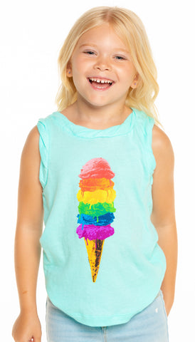 Ice Cream Cake Cone Costume Leggings for Kids - Teeny Chimp Kids Fashion
