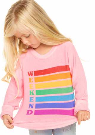 Chaser Weekend Cozy Knit Pullover, Chaser, cf-size-5, cf-type-pullover, cf-vendor-chaser, Chaser, Chaser Brand, Chaser Kids, Chaser L/S Tee, Chaser Rainbow, Chaser Rainbow Weekend, Chaser Rai