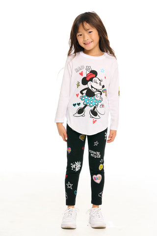 Chaser Minnie Mouse Minnie Smiles L/S Tee, Chaser, cf-size-4, cf-size-5, cf-size-7, cf-type-tee, cf-vendor-chaser, Chaser, Chaser Disney, Chaser Minnie, Chaser Minnie Mouse, Chaser Tee, Disne