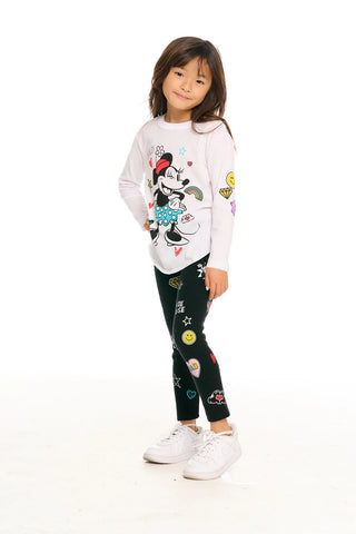 Chaser Minnie Mouse Minnie Smiles L/S Tee, Chaser, cf-size-4, cf-size-5, cf-size-7, cf-type-tee, cf-vendor-chaser, Chaser, Chaser Disney, Chaser Minnie, Chaser Minnie Mouse, Chaser Tee, Disne