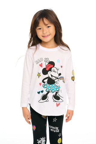 Chaser Minnie Mouse Minnie Smiles L/S Tee, Chaser, cf-size-4, cf-size-5, cf-size-7, cf-type-tee, cf-vendor-chaser, Chaser, Chaser Disney, Chaser Minnie, Chaser Minnie Mouse, Chaser Tee, Disne