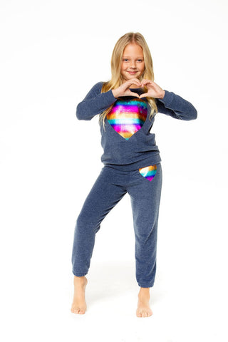 Chaser Starry Heart Love Knit Raglan Pullover, Chaser, Chaser, Chaser Cozy Knit Pullover, Chaser Heart Sweatshirt, Chaser Kids, Chaser L/S Tee, Chaser Rainbow Heart, Chaser Starry Heart, Chas