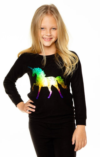 Chaser Unicorn Star Knit Raglan Pullover, Chaser, Chaser, Chaser Kids, Chaser Pullover, Chaser Rainbow Unicorn, Chaser Star, Chaser Unicorn, Chaser Unicorn Star, Chaser Unicorn Star Knit Ragl