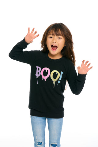 Chaser Boo! Halloween Sweatshirt, Chaser, Boo Halloween, cf-size-12, cf-size-4, cf-size-7, cf-size-8, cf-type-shirts-&-tops, cf-vendor-chaser, Chaser, Chaser Boo!, Chaser Boo! Halloween Sweat