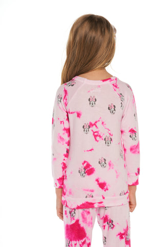 Chaser Disney Minnie Mouse - Tie Dye Minnie Toss Sweatshirt, Chaser, Chaser, Chaser Disney, Chaser Minnie, Chaser Minnie Bow Sweatshirt, Chaser Minnie Mouse, Chaser Minnie Mouse Bow Sweatshir