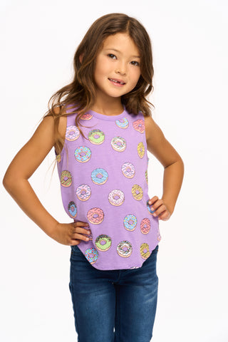 Chaser Donut Bliss Tank, Chaser, Chaser, Chaser Kids, Chaser Tank, Chaser Tank Top, Donut, Donut Bliss, Donuts, Top - Basically Bows & Bowties