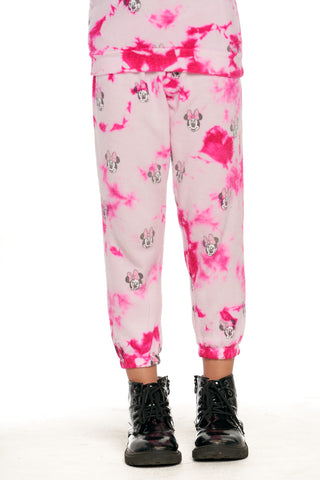 Chaser Disney Minnie Mouse - Tie Dye Minnie Toss Pants, Chaser, cf-size-4, cf-size-6, cf-type-pants, cf-vendor-chaser, Chaser, Chaser Disney, Chaser Minnie, Chaser Minnie Bow Cozy Knit Pants,