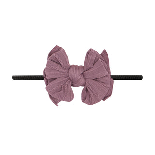 Baby Bling Lilac / Black Cable Knit Lil FAB Skinny Headband, Baby Bling, Baby Bling, Baby Bling Bows, Baby Bling Cable Knit Lil FAB Skinny Headband, Baby Bling Fall 2021, Baby Bling Headband,