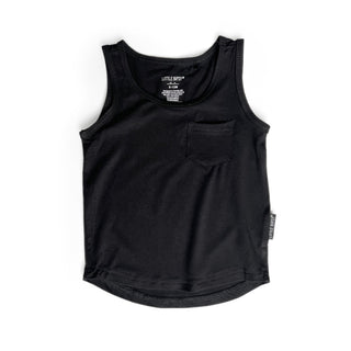 Little Bipsy Bamboo Tank - Black, Little Bipsy Collection, Bamboo Tank, Black, cf-size-12-18-months, cf-size-4t-5t, cf-size-5t-6t, cf-size-6-12-months, cf-type-tee, cf-vendor-little-bipsy-col