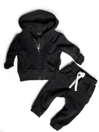 Little Bipsy Classic Zip Hoodie - Black, Little Bipsy Collection, cf-size-0-3-months, cf-size-18-24-months, cf-size-9-10y, cf-type-coats-&-jackets, cf-vendor-little-bipsy-collection, CM22, Ja