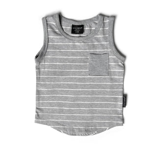 Little Bipsy Stripe Pocket Tank - Grey, Little Bipsy Collection, cf-size-0-3-months, cf-size-12-18-months, cf-size-3-6-months, cf-size-5t-6t, cf-type-tank, cf-vendor-little-bipsy-collection, 