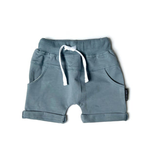 Little Bipsy Harem Shorts - Waves, Little Bipsy Collection, Gender Neutral, JAN23, LBSS22, Little Bipsy, Little Bipsy Collection, Little Bipsy Harem Shorts, Little Bipsy Rolled Harem Shorts, 