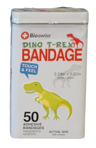 Dinosaur T-Rex Bandages, Watchitude, Bandages, Bandaid, Bandaids, Bio Swiss, Dino, Dinosaur, Dinosaur Bandages, Dinosaurs, Stocking Stuffer, Stocking Stuffers, Watchitude, Watchitude Bandages