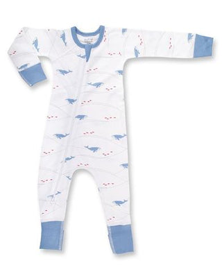 Sapling Child Whale Zip Romper, Sapling Child, Baby Boy, Baby Boy Gift, Black Friday, cf-size-6-12-months, cf-type-romper, cf-vendor-sapling-child, CM22, Cyber Monday, Els PW 5060, Els PW 825