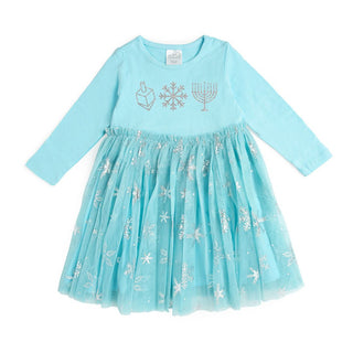 Sweet Wink Hanukkah Blue Dress, Sweet Wink, All Things Holiday, cf-size-2t, cf-size-3t, cf-size-5y, cf-type-tutu, cf-vendor-sweet-wink, Chanukah, Girls Hanukkah, Hanukkah, Hanukkah Dress, Hap