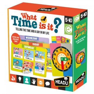 Headu What Time Is It, Headu, cf-type-games, cf-vendor-headu, EB Baby, EB Boy, EB Boys, EB Girls, Game, Headu, Montessori, Montessori Learning, What Time Is It, Games - Basically Bows & Bowti