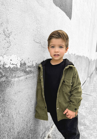 Little Bipsy Corduroy Shacket - Forest, Little Bipsy Collection, Forest, JAN23, Little Bipsy, Little Bipsy Collection, Little Bipsy Corduroy Shacket, Little Bipsy Fall, Little Bipsy Fall 2022