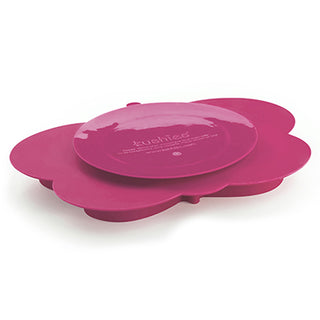 Kushies Siliplate - Candy Pink Butterfly, Kushies Baby, Butterfly suction plate, Feeding, Kushies, Kushies Siliplate - Candy Pink Butterfly, Kushies Suction plate, Suction Plate, Plate - Basi