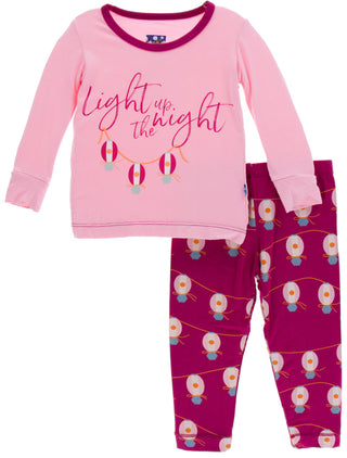 KicKee Pants Dragonfruit Lanterns L/S Pajama Set, Kickee Pants, Black Friday, cf-size-2t, cf-size-4t, cf-size-5-years, cf-size-6-years, cf-type-pajama-set, cf-vendor-kickee-pants, CM22, Cyber