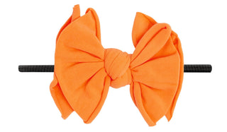 Baby Bling Neon Orange Pop / Black FAB-BOW-LOUS Skinny Headband, Baby Bling, Baby Baby Bling Headbands, Baby Bling, Baby Bling blue, Baby Bling FAB-BOW-LOUS, Baby Bling FAB-BOW-LOUS Skinny He