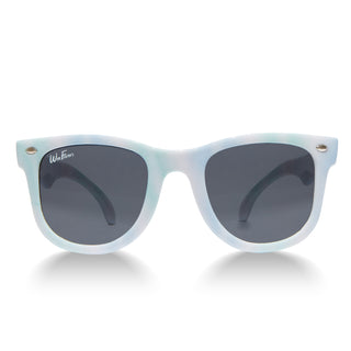 Polarized WeeFarers Sunglasses - Tie Dye Blue-Green, WeeFarers, Baby Girl Sunglasses, Baby Ray Bans, Baby Sunglasses, cf-size-0-1-years, cf-size-2-3-years, cf-size-4-6-years, cf-type-sunglass