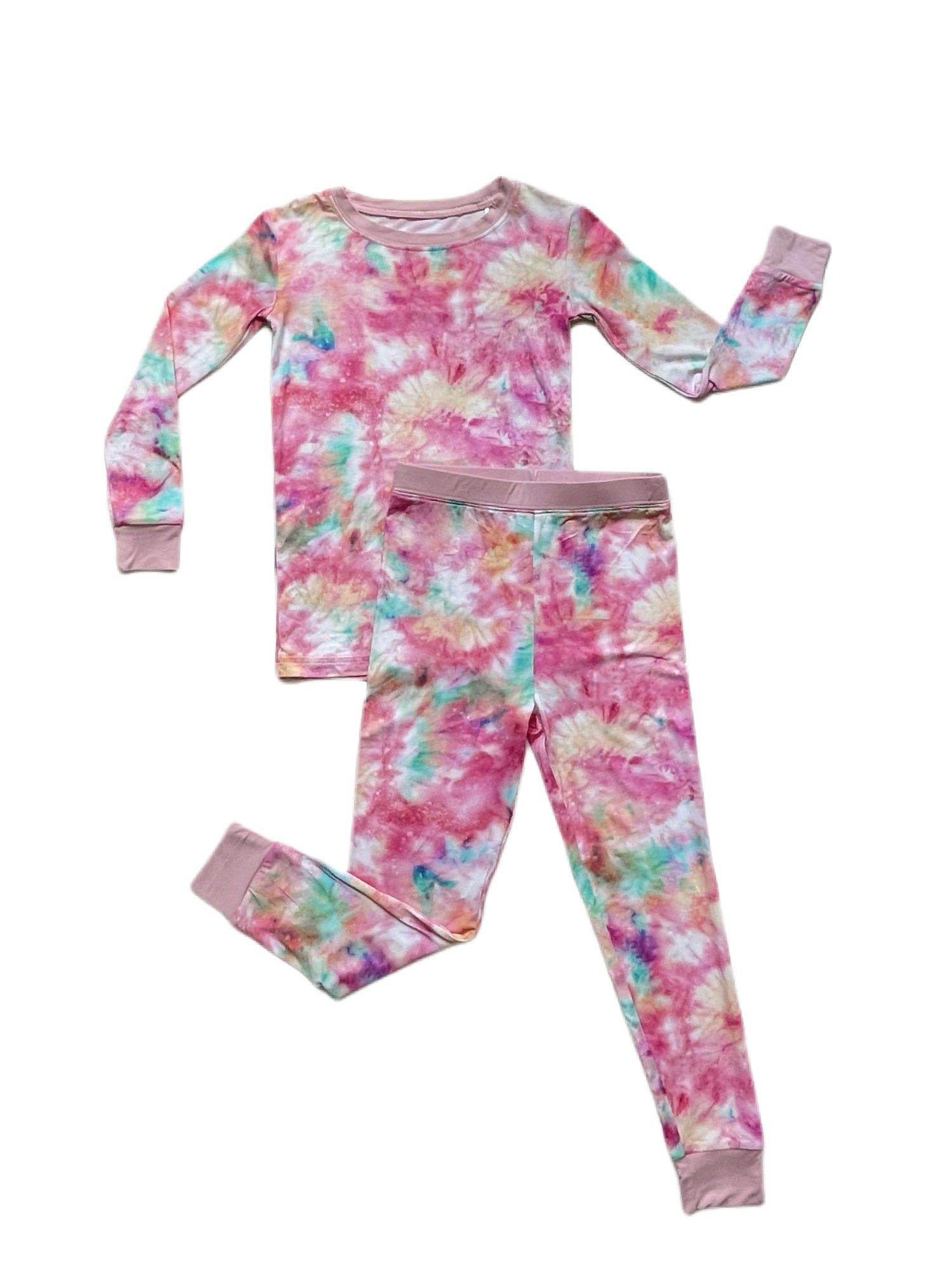 Little Sleepies Cotton Candy Tie Dye SHORTY 6-12 Months - Girls