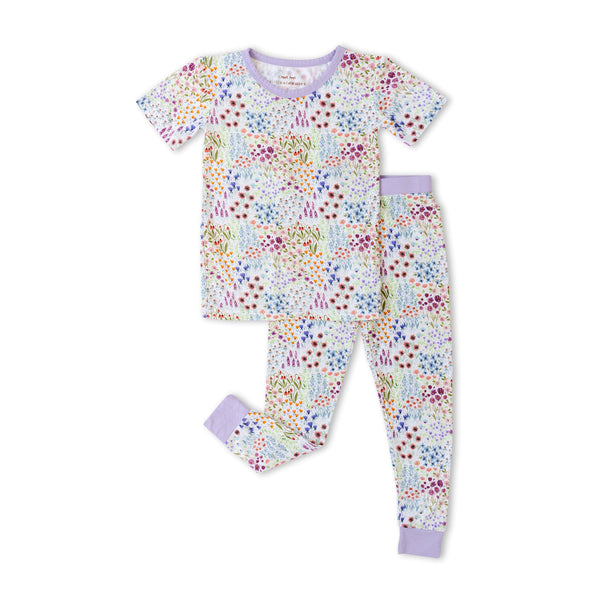 Little Sleepies 2 Piece Flower Fields Pajamas